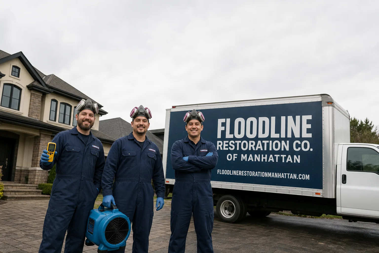 Floodline Restoration Co. of Manhattan damage restoration team